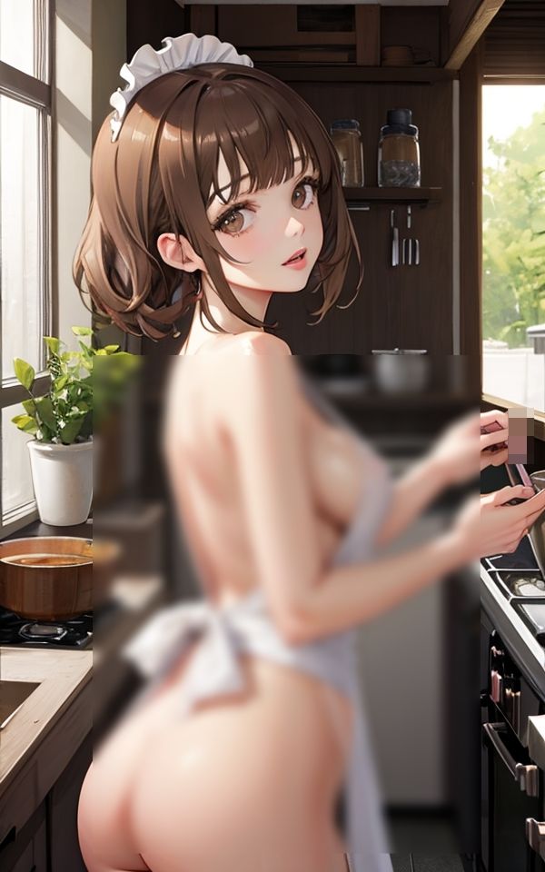 初めてこんな格好しちゃった 〜後ろだけね〜