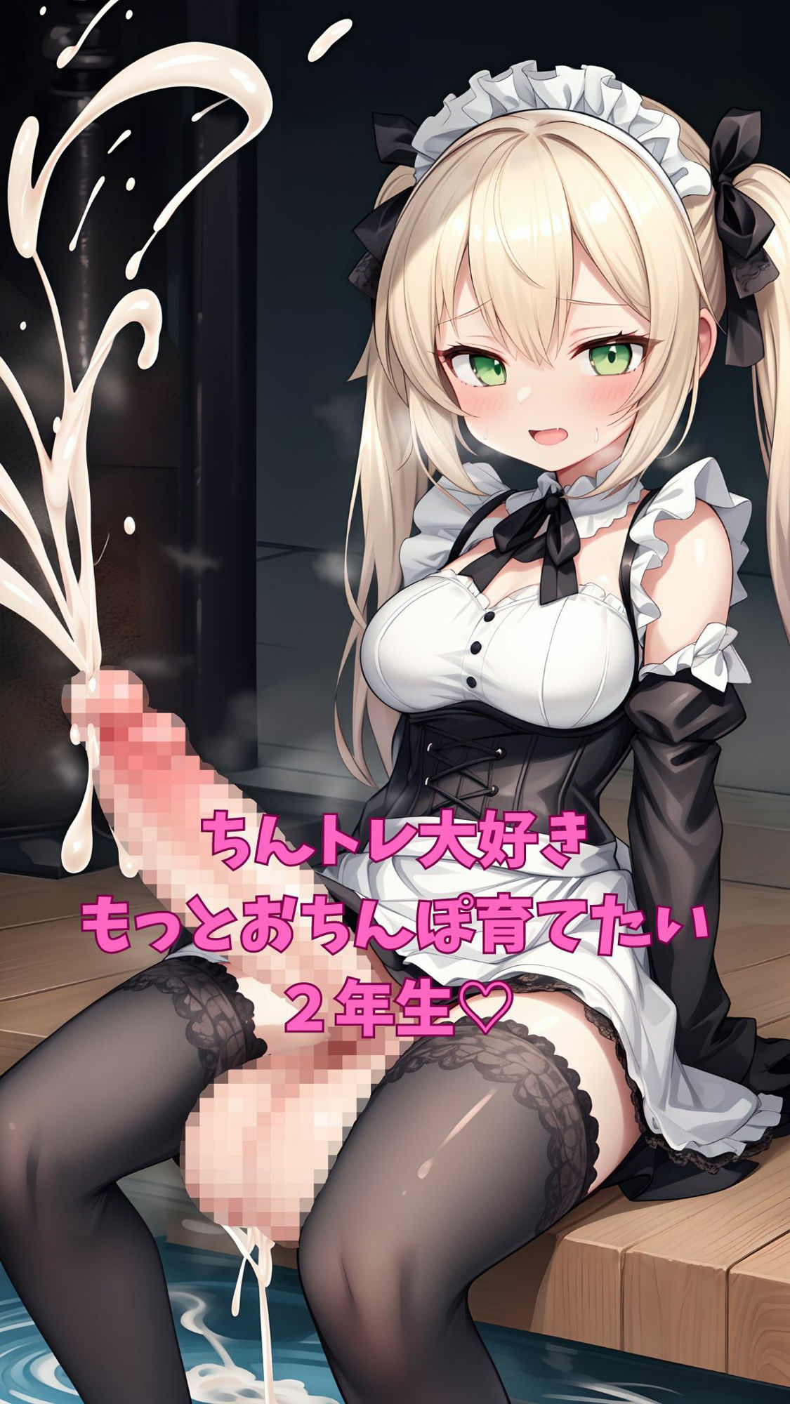 高級ふたなりメイド目指しておちんぽと金玉を鍛えるメイドちゃんたち