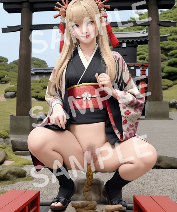 和服・振袖スカトロ！新成人女子のうんち