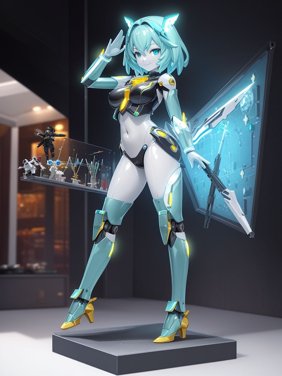 フィギアみたいな美少女2〜AIイラスト集〜