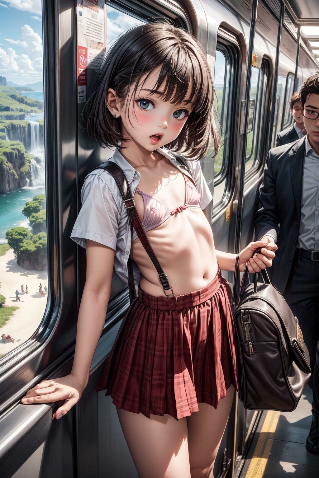 電車で脱ぐのがきもちぃの