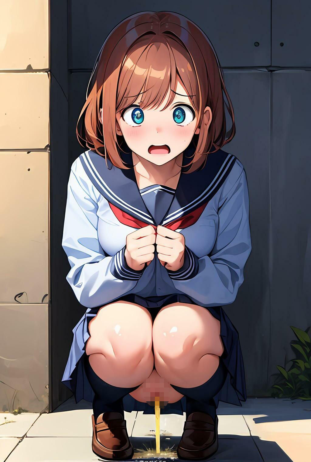 【だめ！もうガマンできない】お願い見ないで