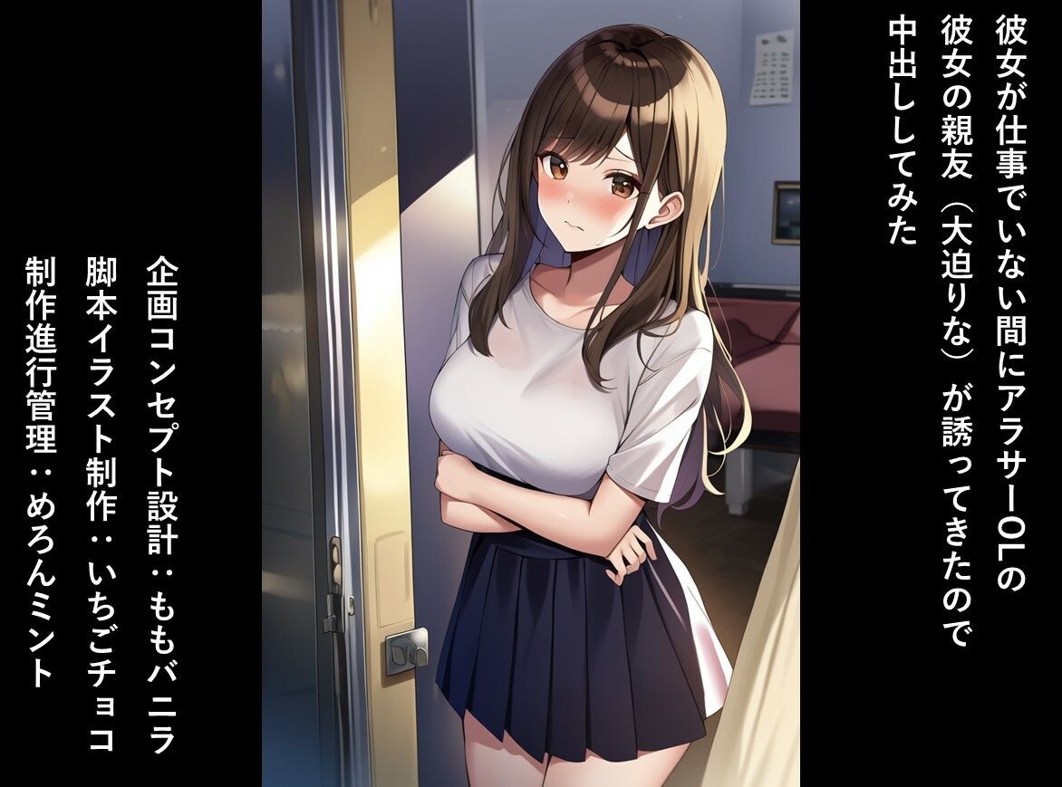 彼女が仕事でいない間にアラサーOLの彼女の親友（大迫りな）が誘ってきたので中出ししてみた