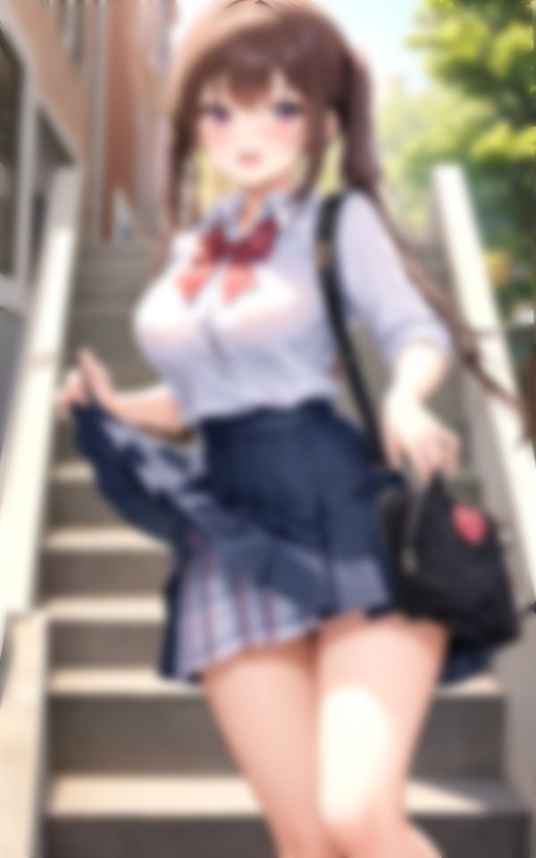 卒業式の帰り｜18歳の巨乳美女が卒業式でパンチラをする童顔美女！