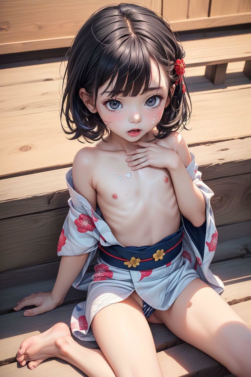 浴衣少女は色っぽい