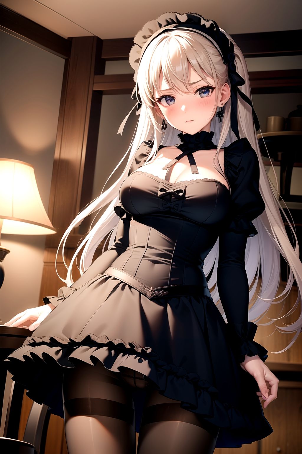 AIイラスト集 黒ストとゴシックロ○ータ＃2