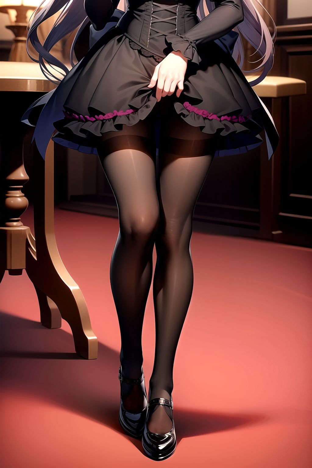 AIイラスト集 黒ストとゴシックロ○ータ＃2