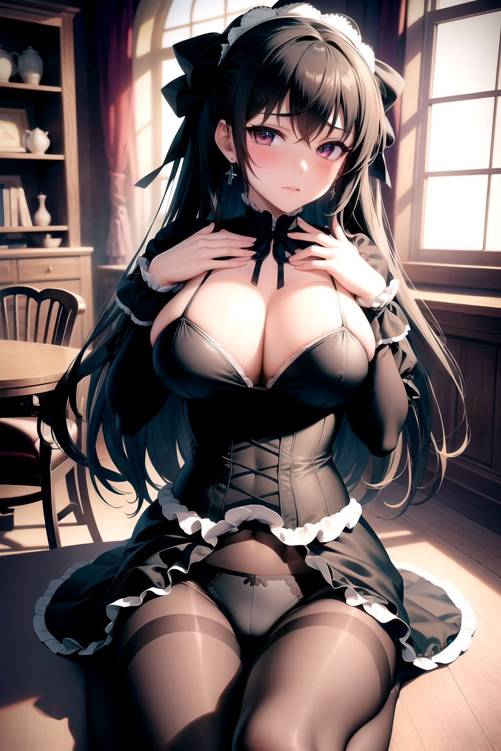 AIイラスト集 黒ストとゴシックロ○ータ＃2