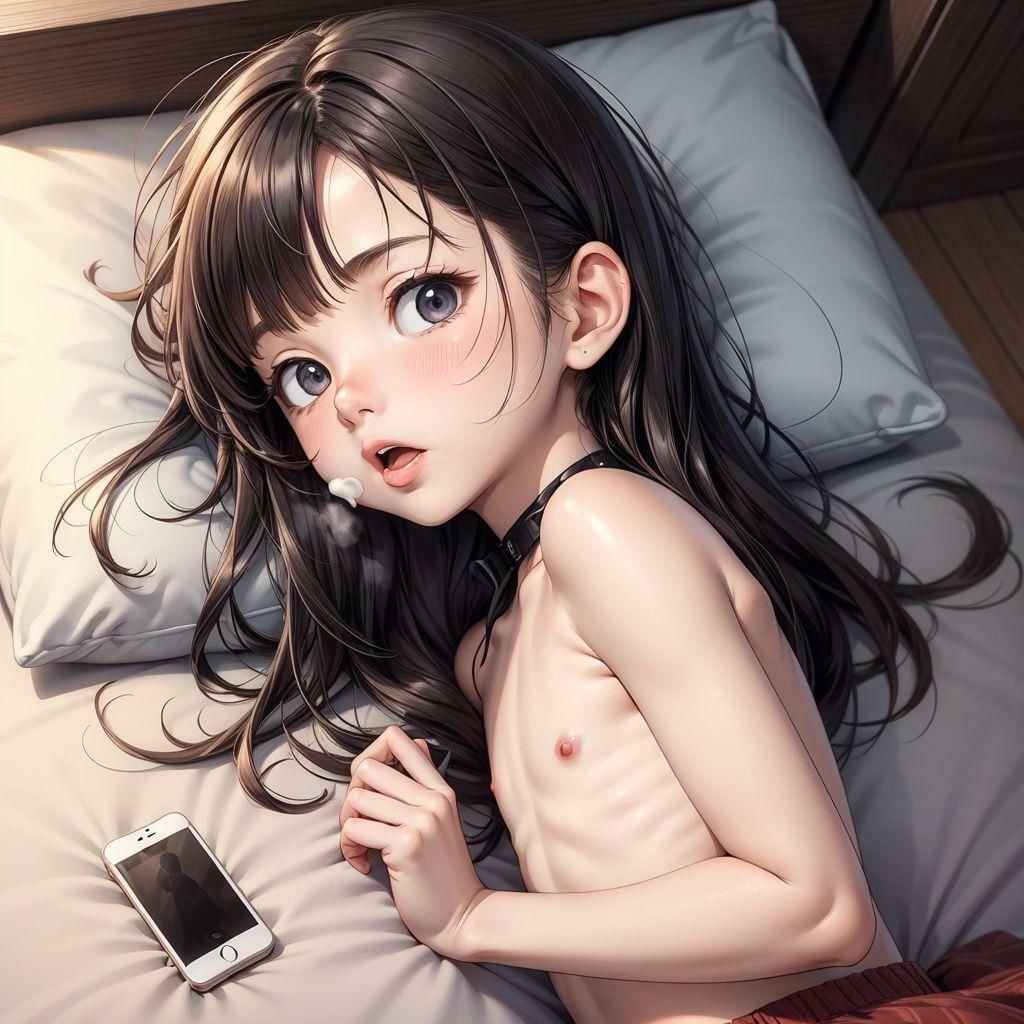 白色白濁ホワイト少女