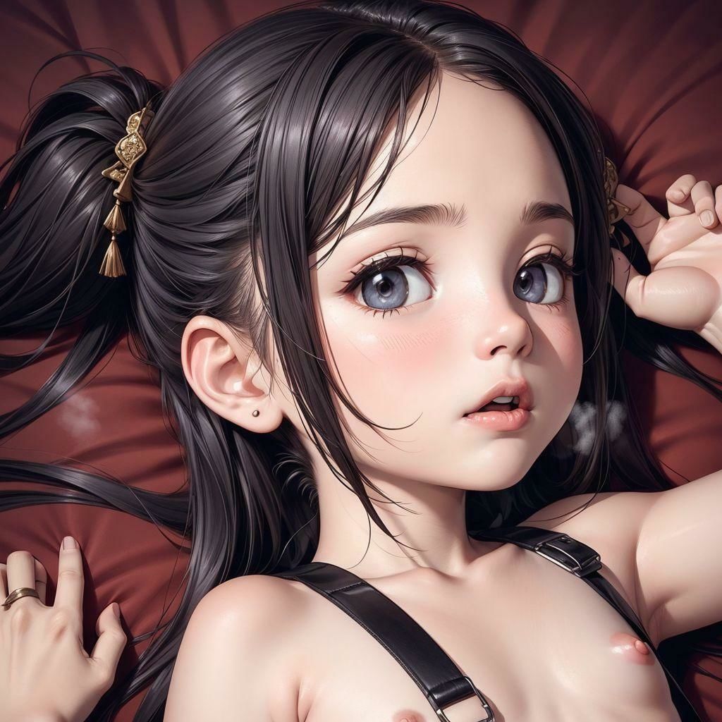 白色白濁ホワイト少女