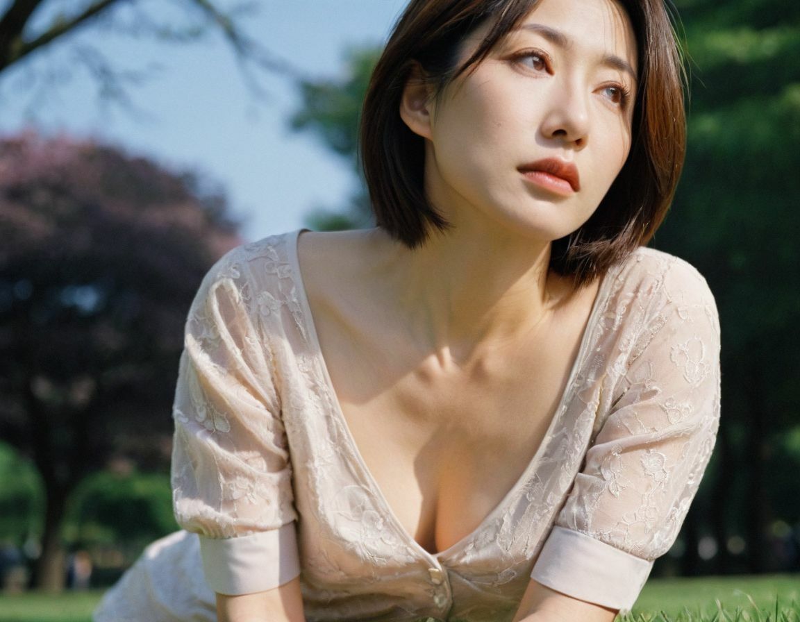 公園でママ友に出会ったのだが、 いろいろ見えそうで 目のやり場に困っている僕。5