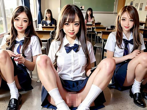 制服美少女シリーズ 〜美少女ギャル全裸で大集合!〜