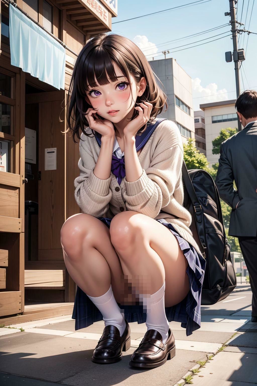 おしっこするなら外でする