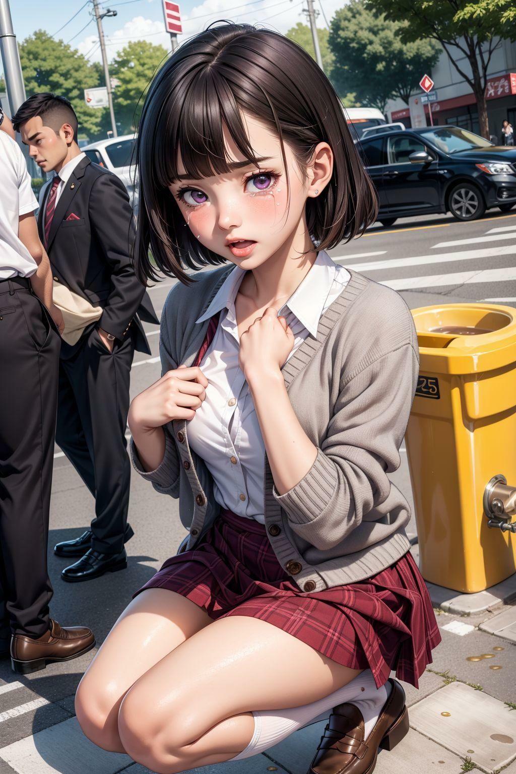 おしっこするなら外でする