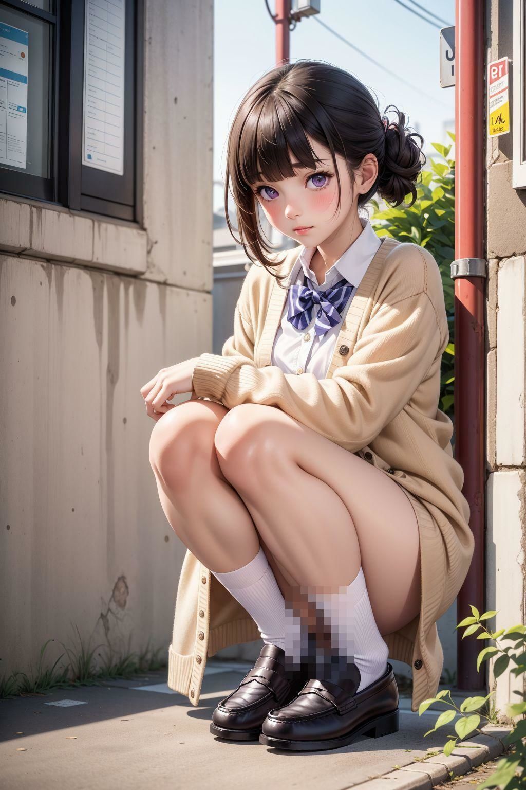 おしっこするなら外でする