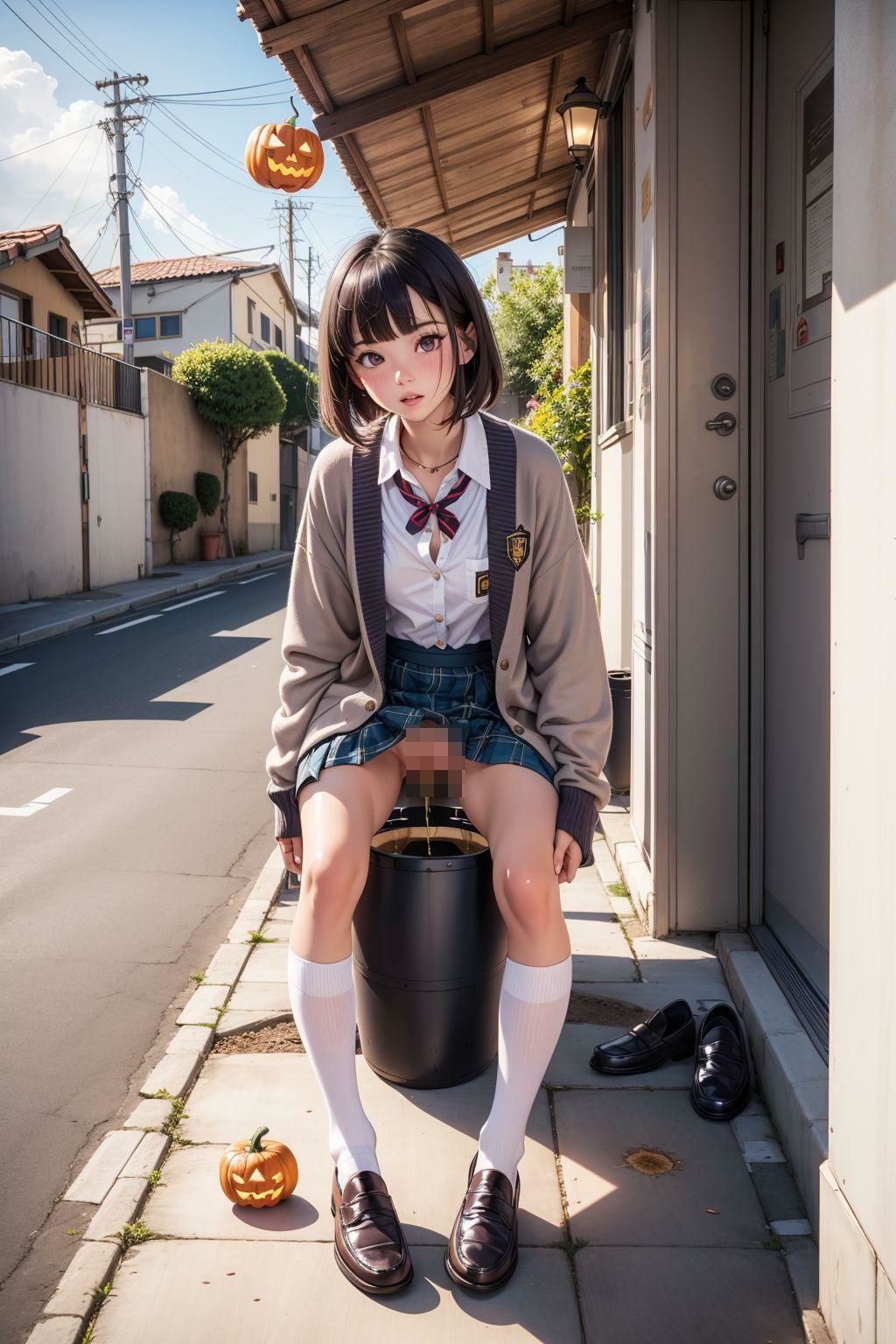 おしっこするなら外でする