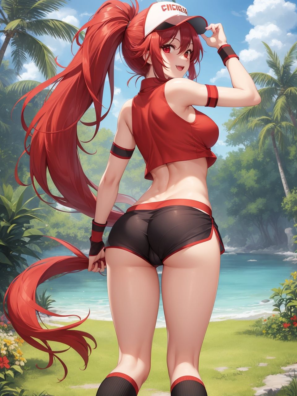 お尻のきれいな美少女たち〜AIイラスト集〜