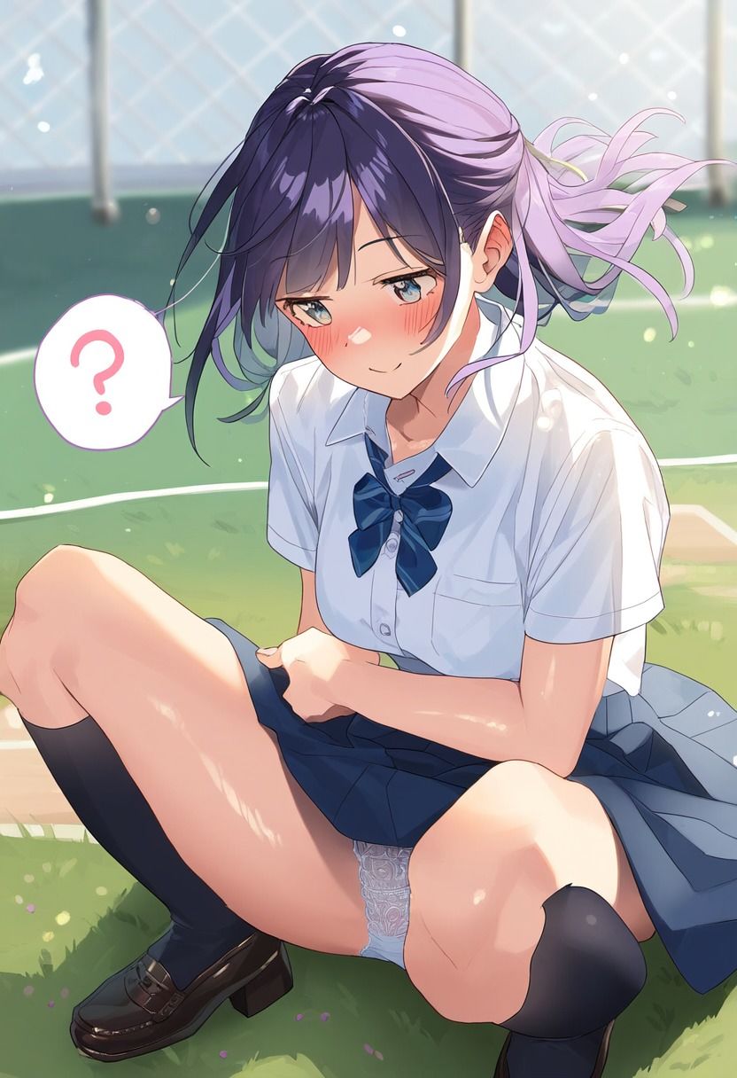 制服姿女子校生 パンチラ500枚イラスト集