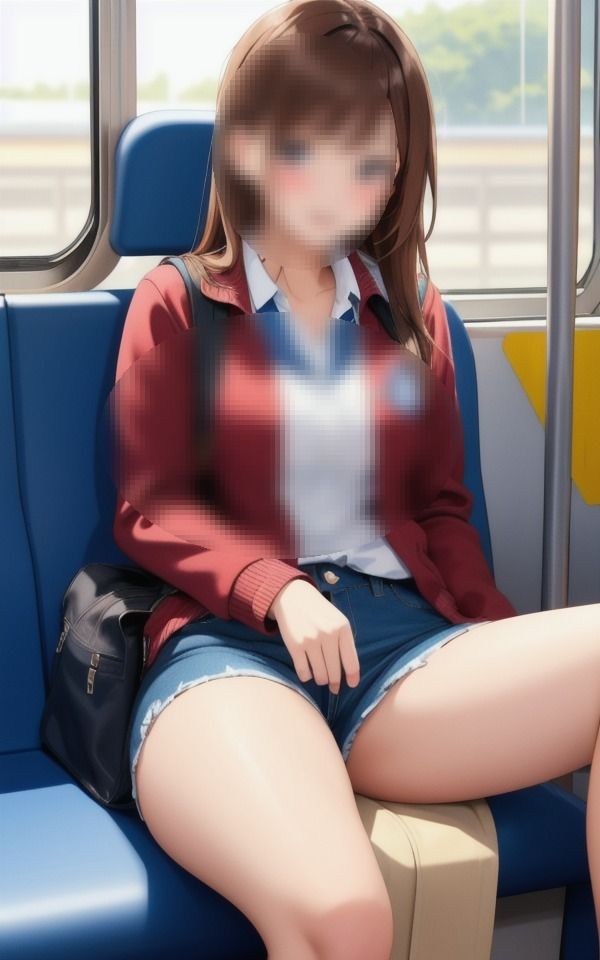 教師と電車-課外授業で電車に乗り揺られているうちに-