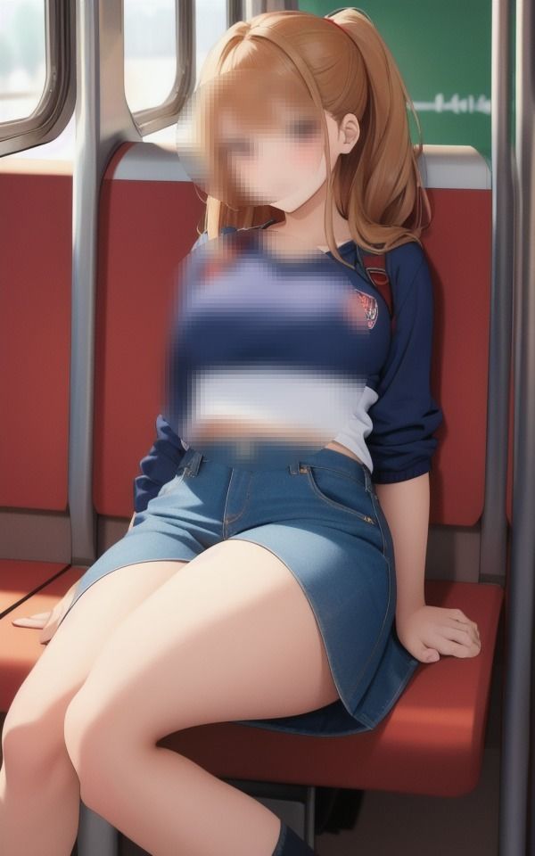 教師と電車-課外授業で電車に乗り揺られているうちに-