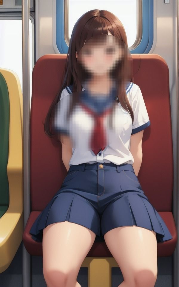 教師と電車-課外授業で電車に乗り揺られているうちに-