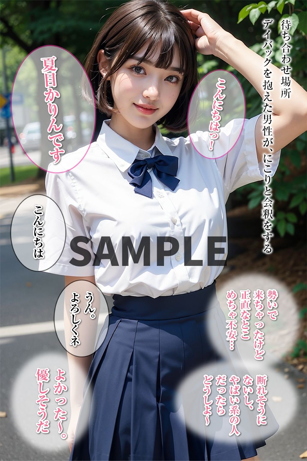 【セリフ付】ちっぱい系女子〇生かりんちゃん 睡眠姦&野外撮影で「イグイグイグぅぅぅ」