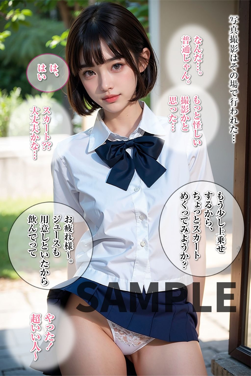 【セリフ付】ちっぱい系女子〇生かりんちゃん 睡眠姦&野外撮影で「イグイグイグぅぅぅ」