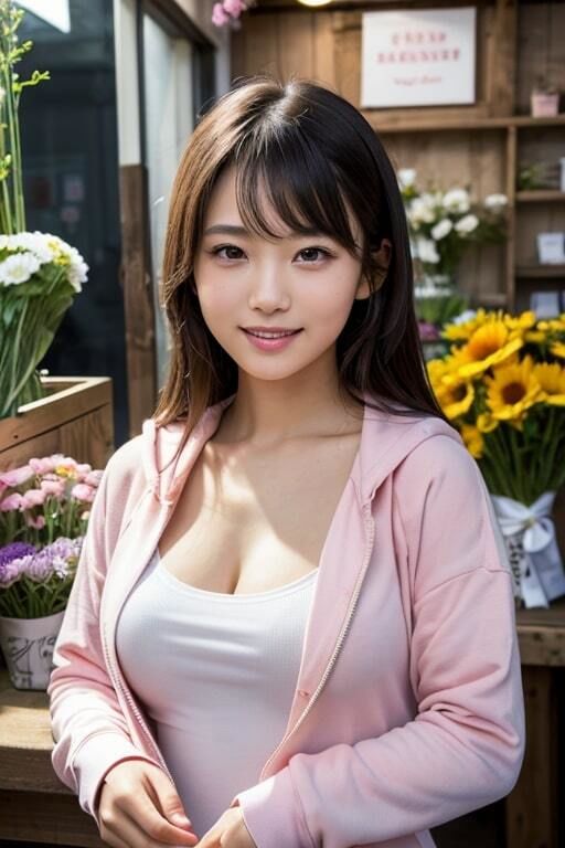 AI生成美女写真集 vol25 花屋美女