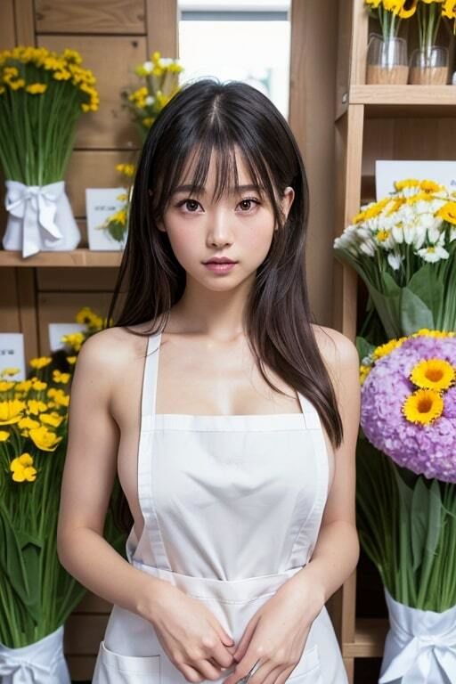 AI生成美女写真集 vol25 花屋美女