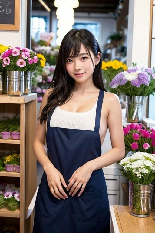 AI生成美女写真集 vol25 花屋美女