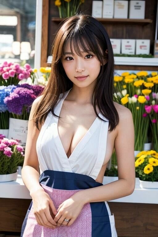 AI生成美女写真集 vol25 花屋美女