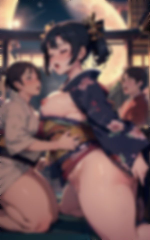 【武士の乱交】戦いの疲れを癒す場所・・大奥で勝ち残った巨乳美女が乱交パーティーに参戦!