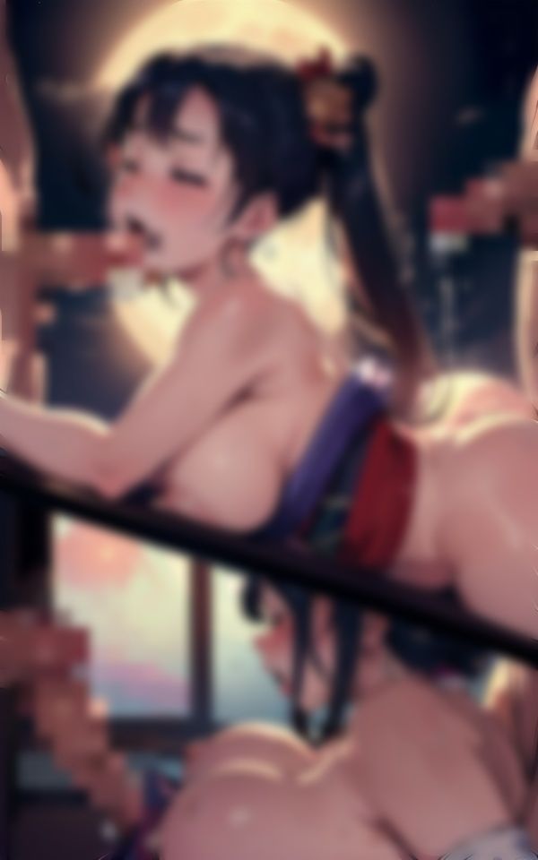 【武士の乱交】戦いの疲れを癒す場所・・大奥で勝ち残った巨乳美女が乱交パーティーに参戦!