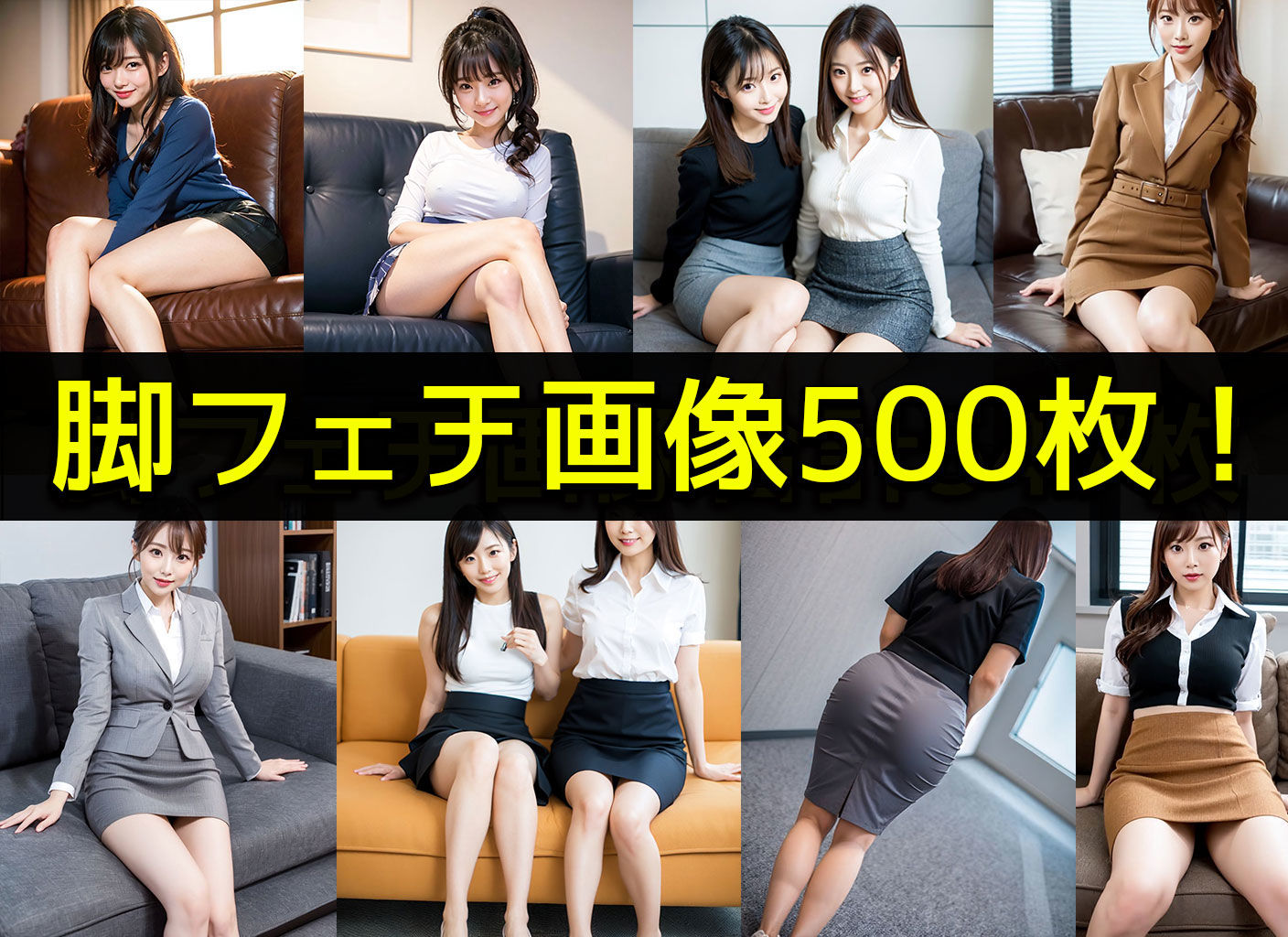 【OL美脚フェチマニア】オフィスレディの日常のチラリズム