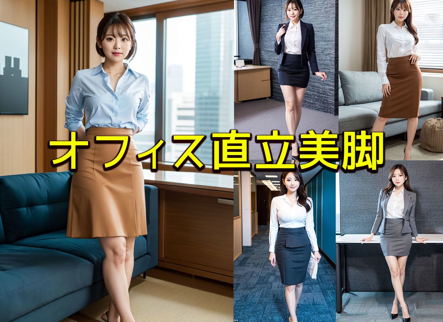 【OL美脚フェチマニア】オフィスレディの日常のチラリズム