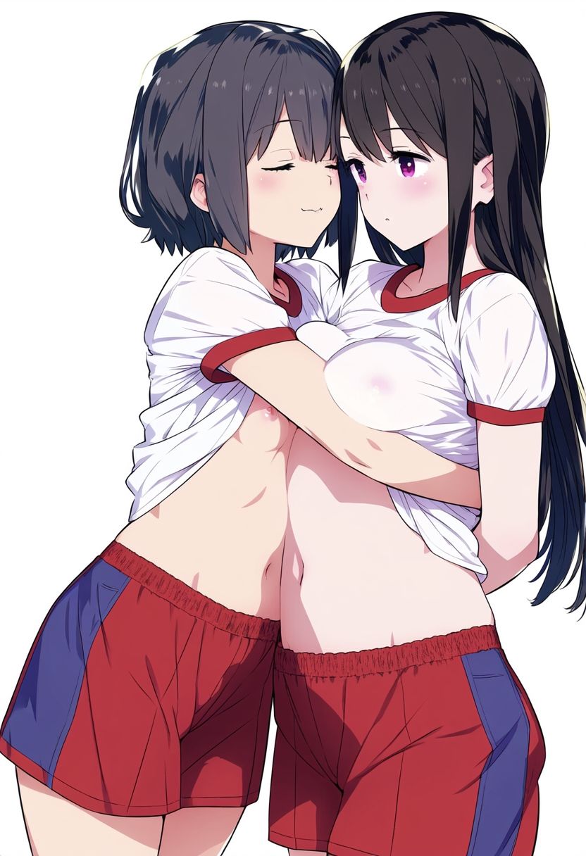 百合の美女たちが全寮制の女学園でラブラブ・甘々生活するイラスト集500枚(キス・体育・お風呂・貝合せ・手マン・クンニ・セックス)