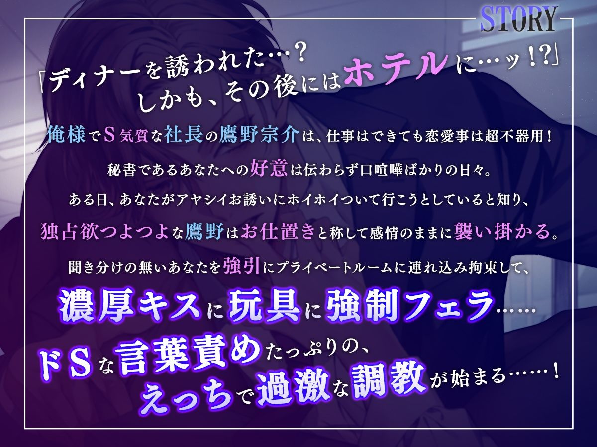 【KU100】独占欲つよつよ俺様社長にお仕置きされちゃいました〜玩具×調教×強引SEX〜