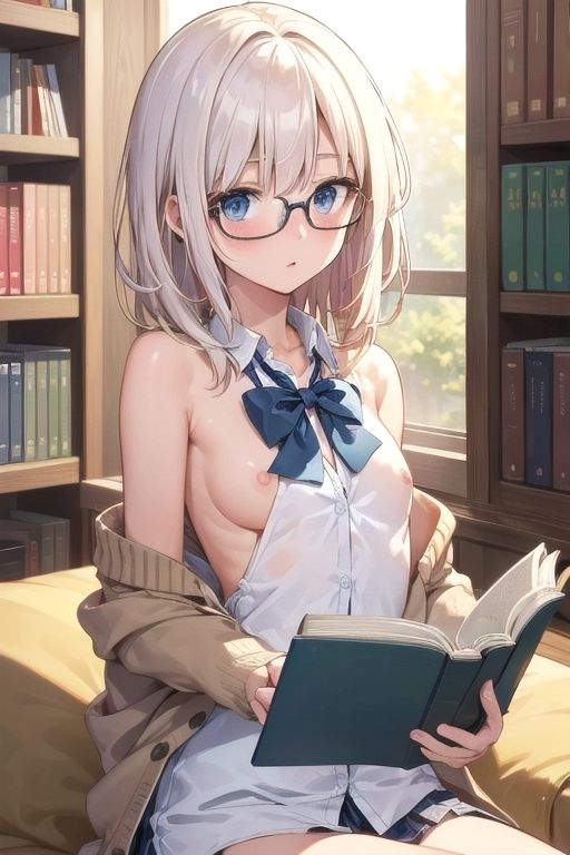 放課後、図書室の○さな先輩