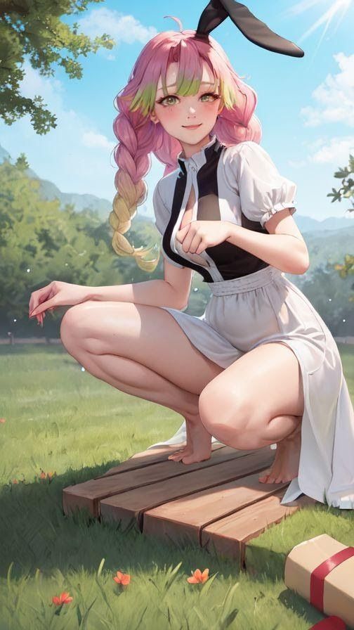 鬼滅の◯ 甘露寺蜜◯みたいな女の子