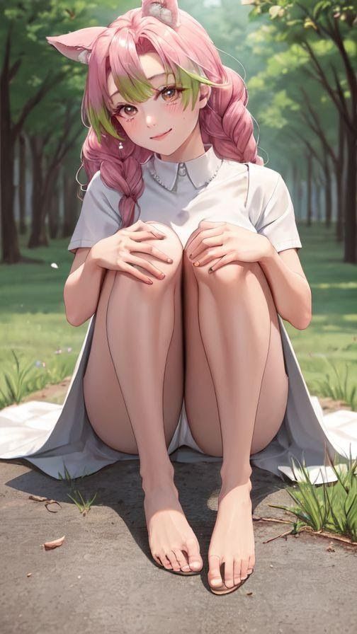 鬼滅の◯ 甘露寺蜜◯みたいな女の子