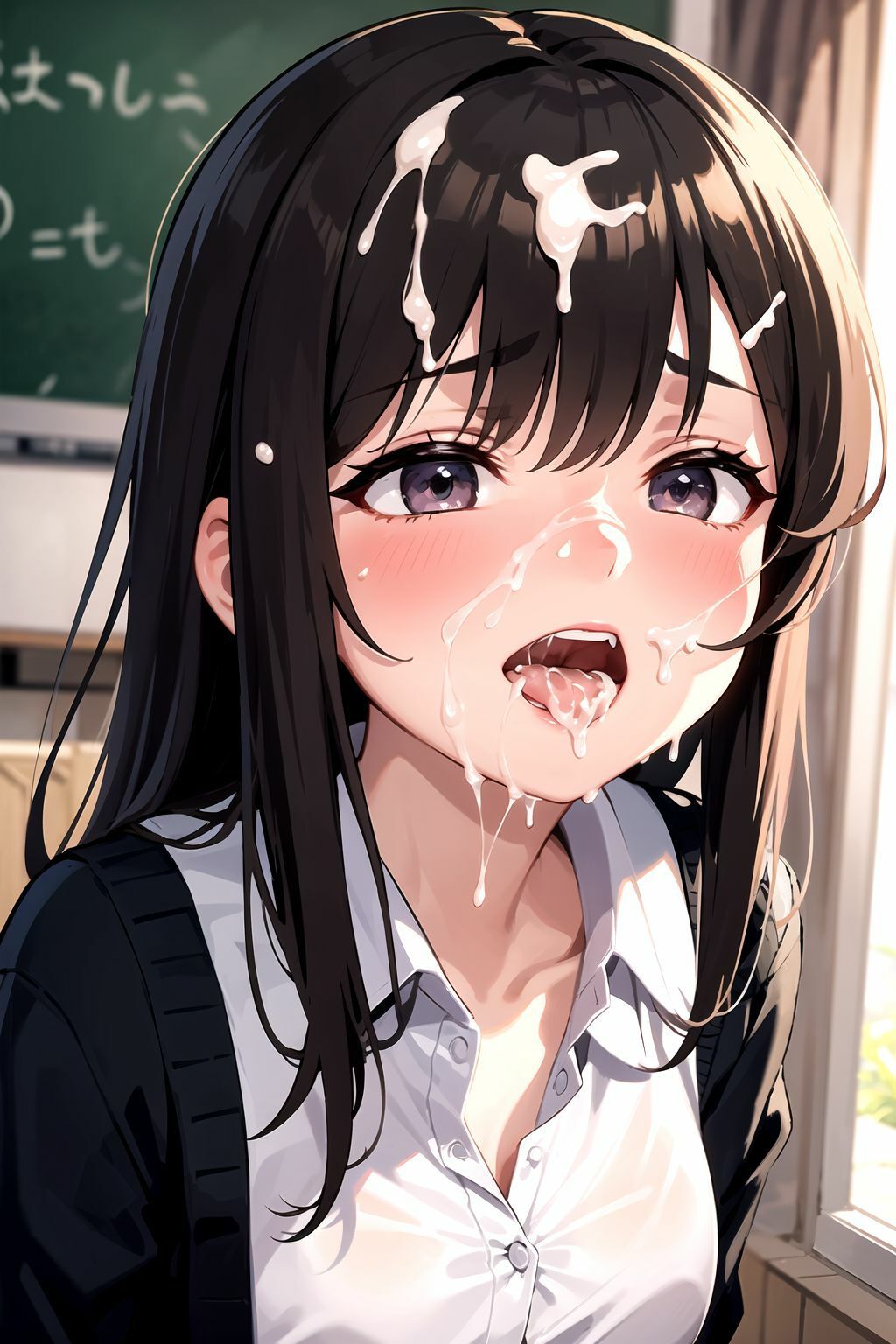 制服女子校生顔射100枚