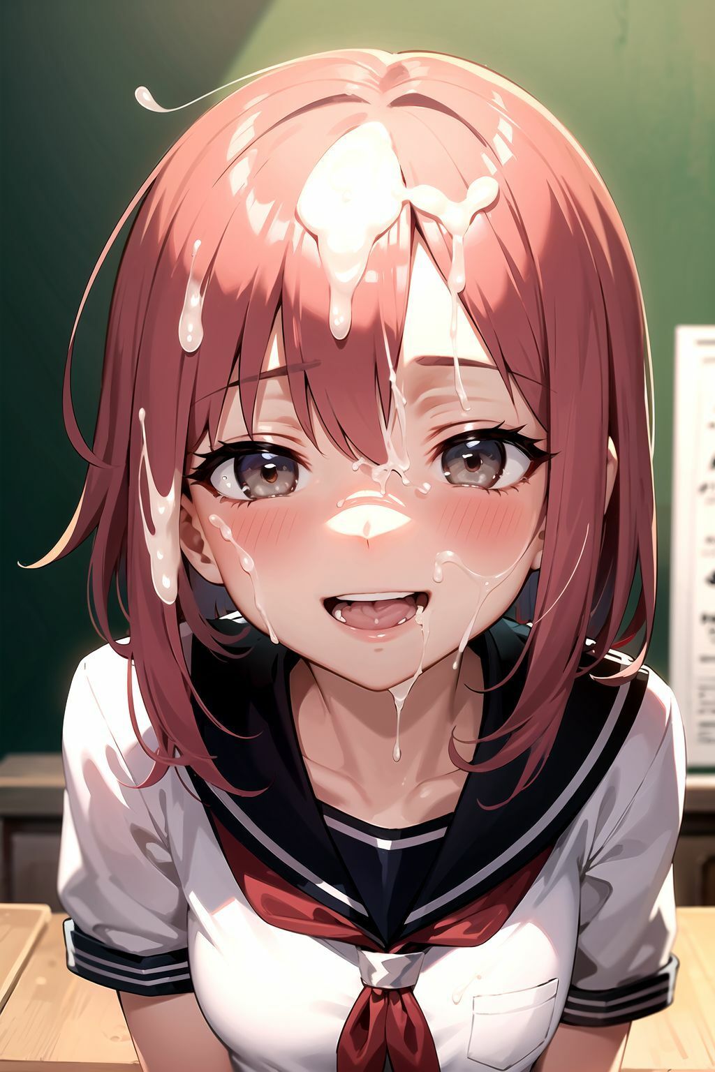 制服女子校生顔射100枚