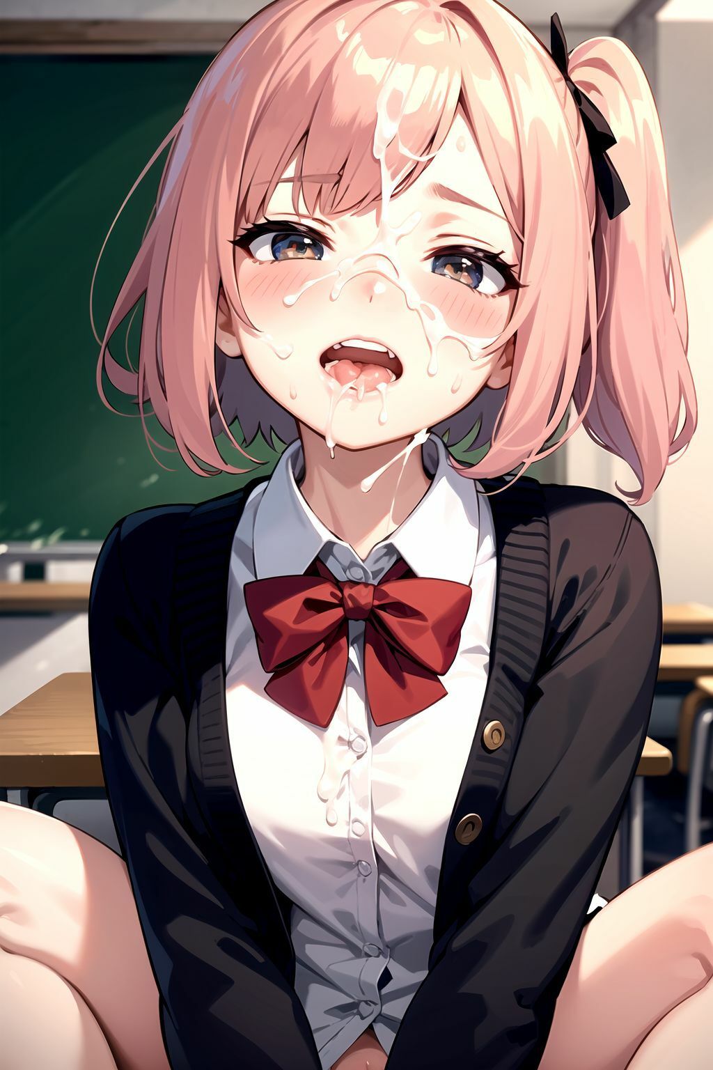 制服女子校生顔射100枚