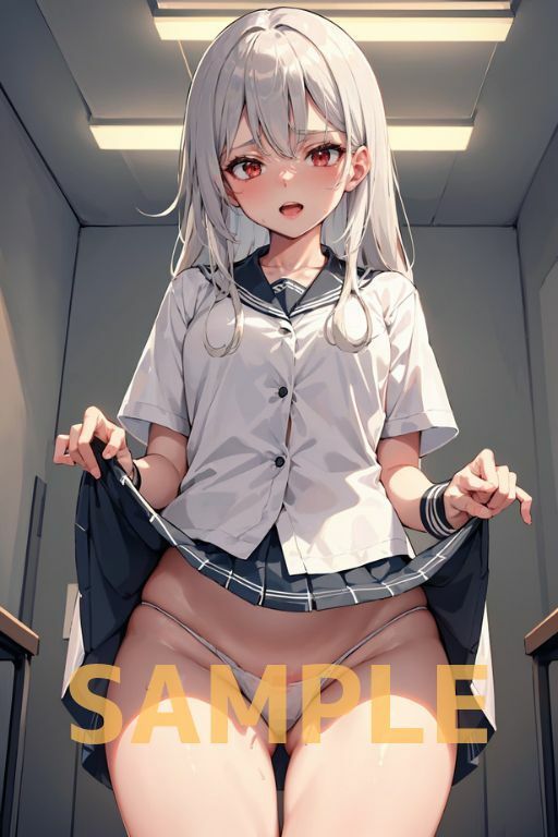 困り顔JKのセンズリ鑑賞