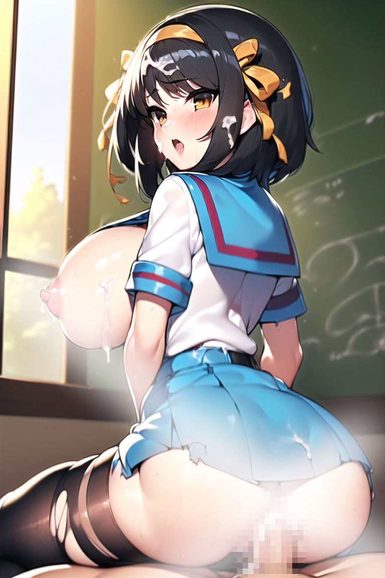 涼宮ハ〇ヒちゃんとエッチするだけのCG集