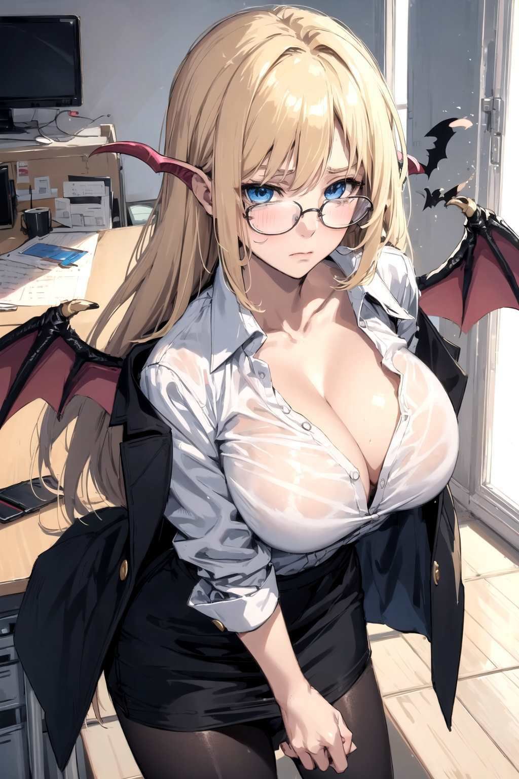 【微エロ】非日常誘惑美女Vol.1 弱みを握られてコスプレさせられるOLサキュバス・リリエナの場合