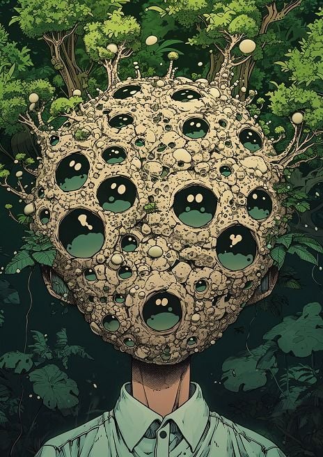 蓮コラ風AIイラストCG集