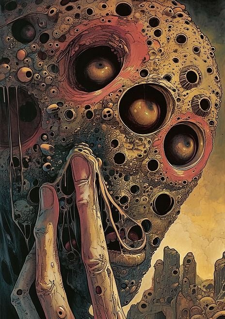 蓮コラ風AIイラストCG集