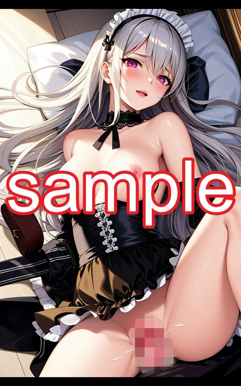 銀髪メイドのえちえちイラスト集-正〇位編