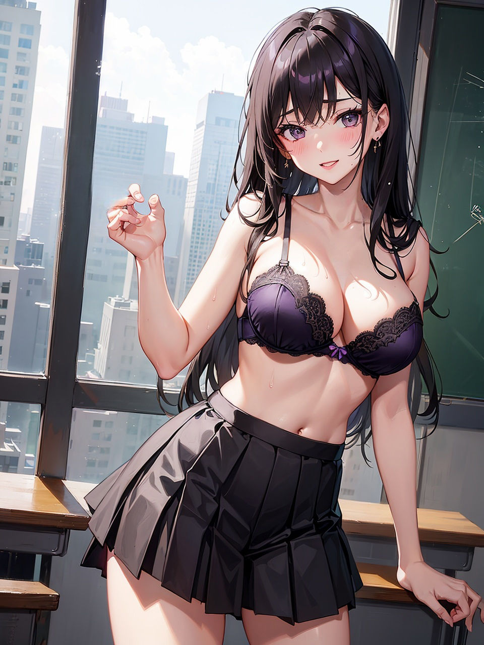 現役JKグラビアアイドルが、同級生男子相手に小遣い稼ぎをするCG集